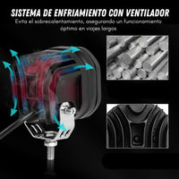 Luma® Exploradoras LED de 4 lupas para Moto 2x1