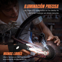 LuFlex® Guantes IP68 con Luces Led Integradas