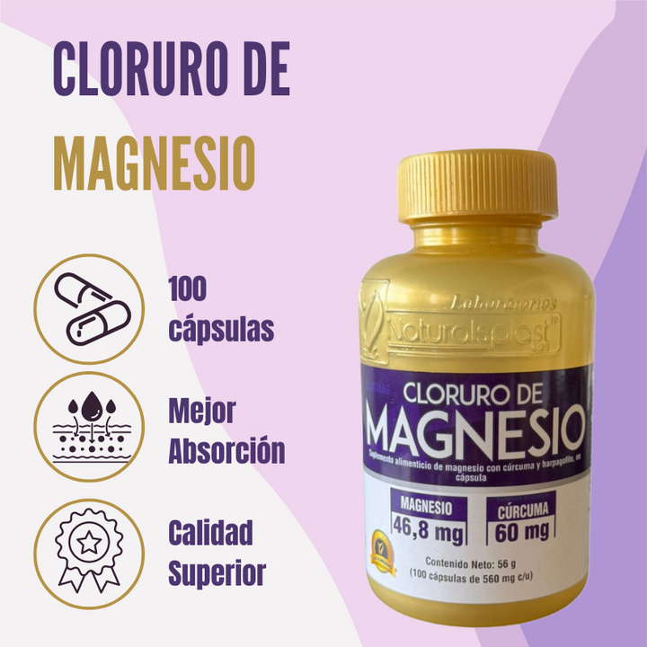 Cloruro de Magnesio x 100 cápsulas