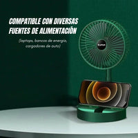 Breezo® Ventilador USB con Soporte Plegable