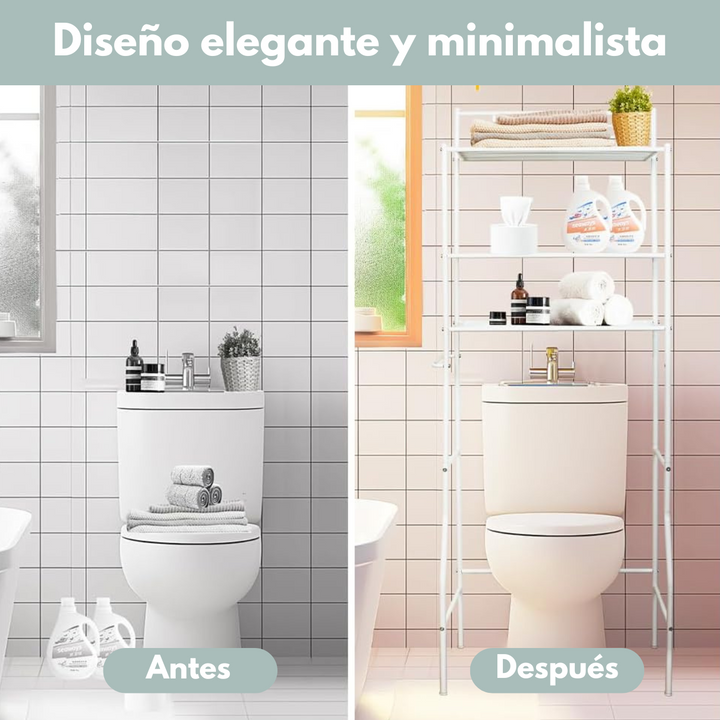 OrderMax® Estante Organizador de 3 Niveles para Baño