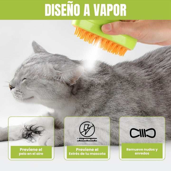 CatPure® Cepillo Humidificador para Baño sin Estrés