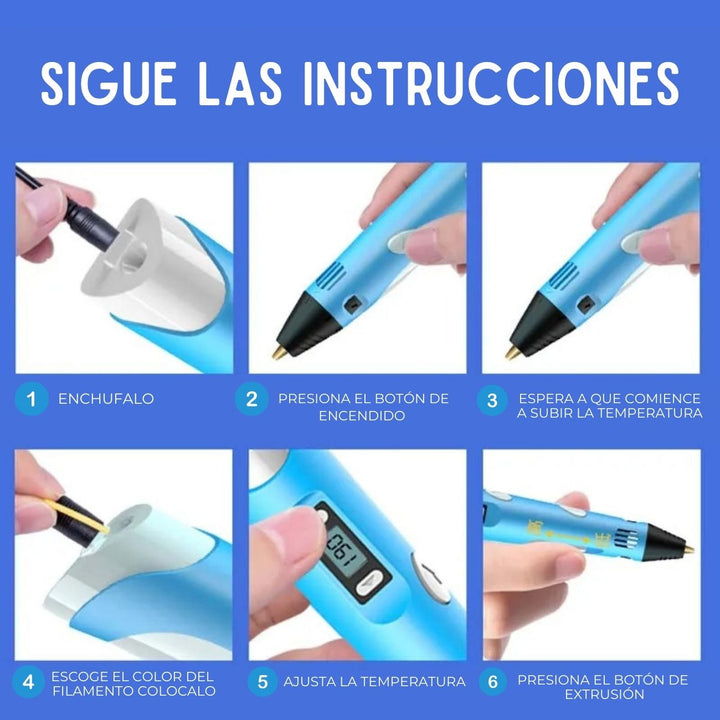 MagicPen® Boligrafo 3D para Pequeños Artistas