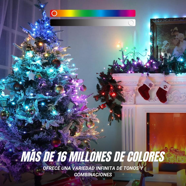 Sparkly® Luces de Navidad Bluetooth de 10 metros