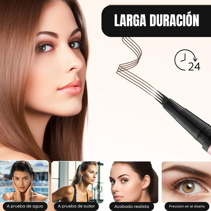 BrowMaster® Plumón de Simulación Pelo a Pelo para Cejas