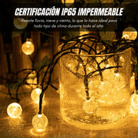 Ilumina® Luces Solares Navideñas de 6 Metros