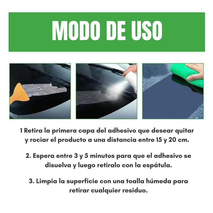 Unstick® Spray Removedor de Adhesivos en Minutos