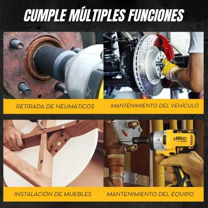 Dewalt® Llave de Impacto 2 en 1 + Kit de Accesorios Gratis