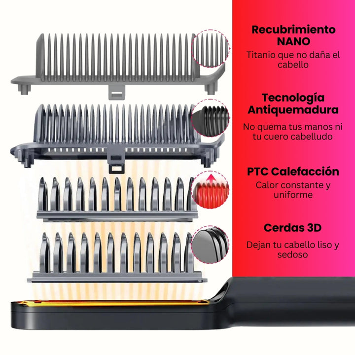 Lissio® Cepillo Alisador  Iónico  para Cabello