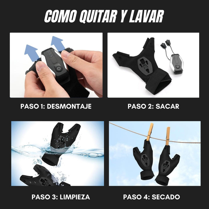 LuFlex® Guantes IP68 con Luces Led Integradas