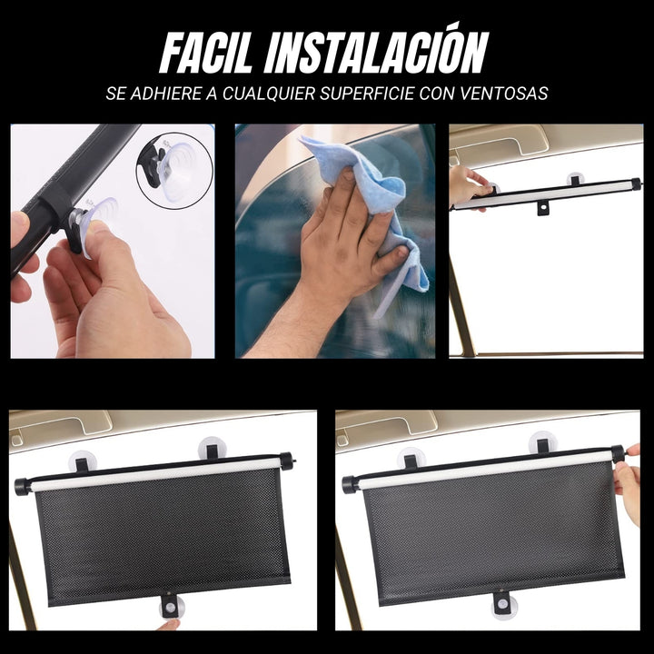 SunLock® Parasol Retráctil con Protección de Rayos UV