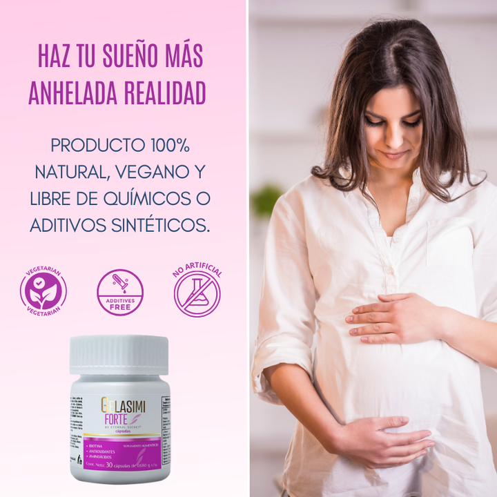Gelasimi Forte® Pastillas Virales para quedar Embarazada x30 Cápsulas