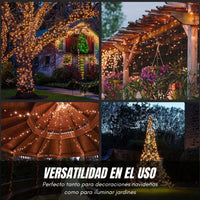 Ilumina® Luces Solares Navideñas de 6 Metros