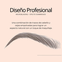 Tatuaje temporal para Cejas- Efecto Microblading