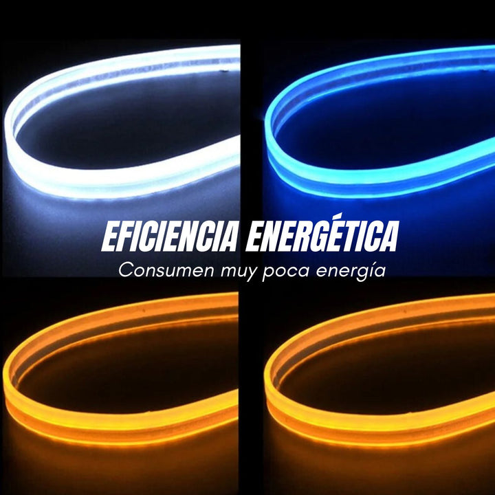 Lumix® Luces Led DRL para Moto 2x1 Azul - Amarillo