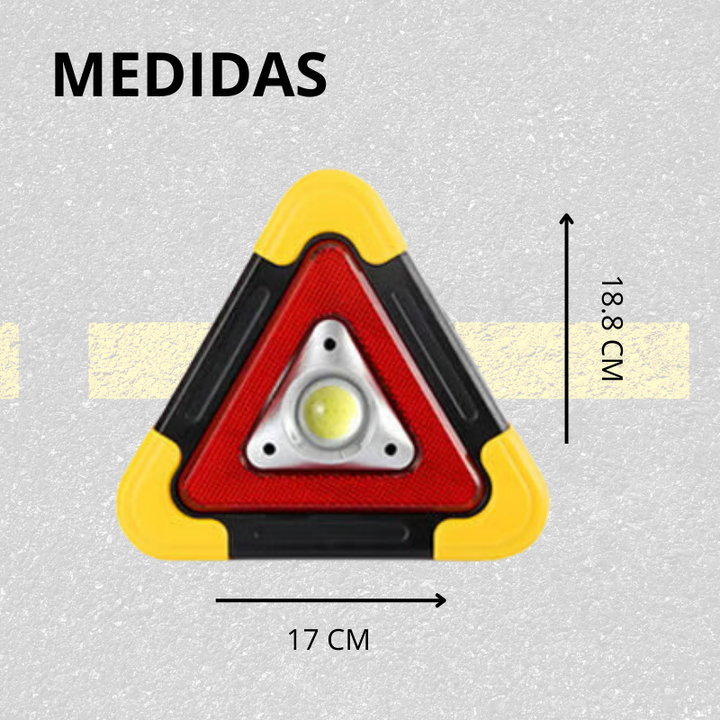 Triangular® Luz de emergencia LED