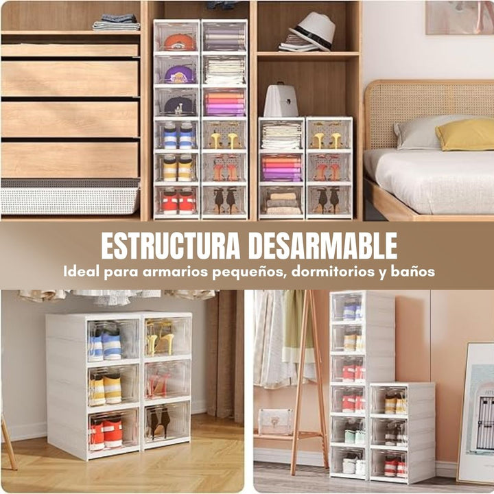 MAXIBOX® Organizador de Zapatos Plegable y Desarmable