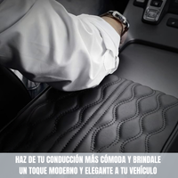 Comfort Drive® Reposabrazos en cuero con espuma viscoelástica