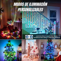 Sparkly® Luces de Navidad Bluetooth de 10 metros