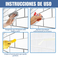 JuntaMax® Renovador de juntas Impermeable 2x1