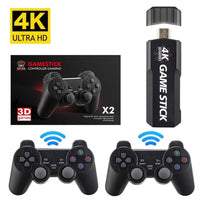 Consola GameStick® 4K + 2 Controles Inálambricos