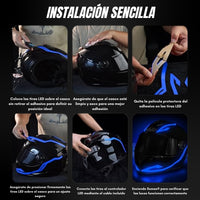 Ilumax® Luces Led para Casco de Motocicleta