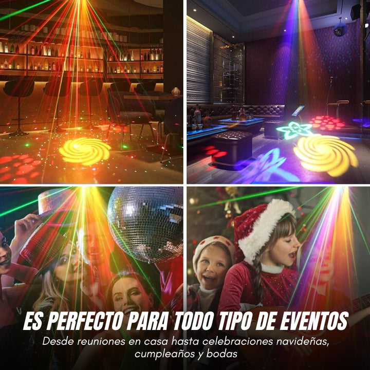 Vibra® Proyector Laser LED para Fiestas