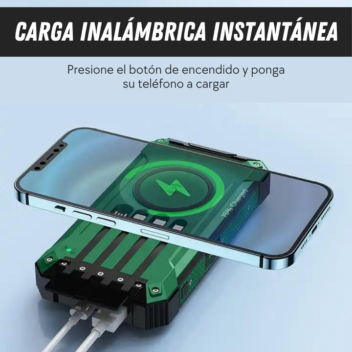 SunBoost® PowerBank de Carga Solar + Linterna