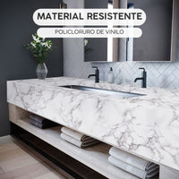 MarbleDecor® Vinilo Adhesivo Impermeable de 5 Metros