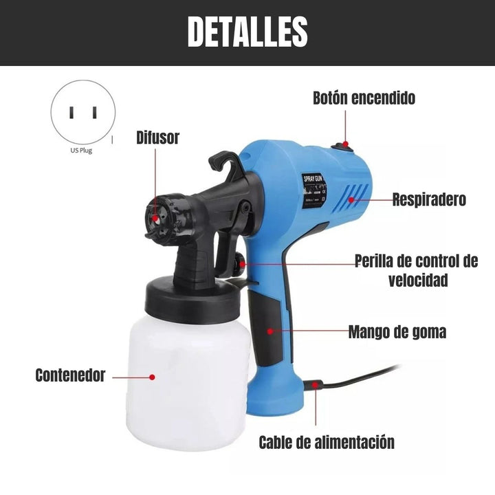 COLORMAX® Pistola de Pintura con Compresor de 400W