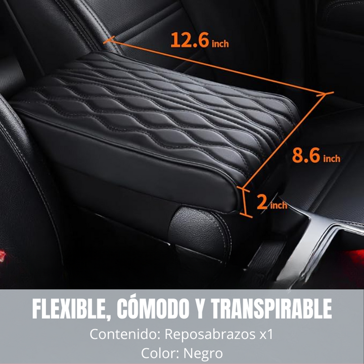 Comfort Drive® Reposabrazos en cuero con espuma viscoelástica