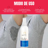 Hidroff® Spray Antitranspirante con Caléndula y Aloe Vera