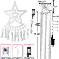 Starbell® Luces Led Efecto Cascada con Estrella