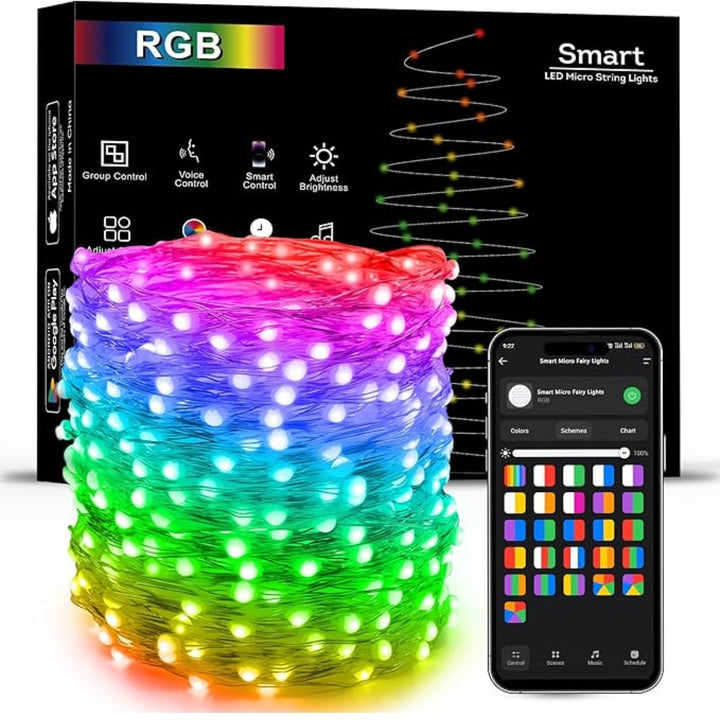 Sparkly® Luces de Navidad Bluetooth de 10 metros