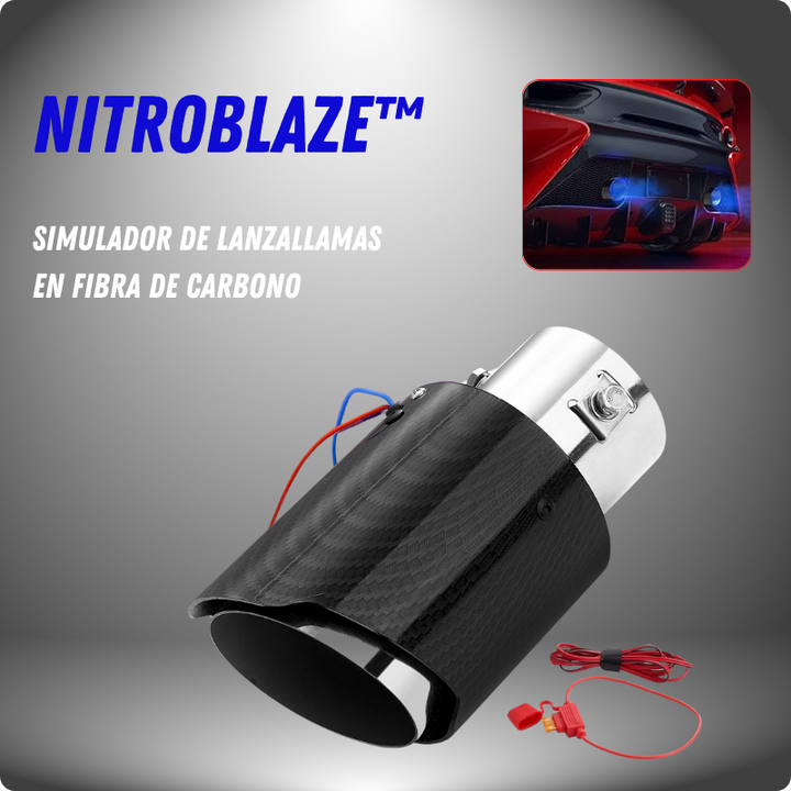 NitroBlaze™ Simulador de Lanzallamas en Fibra de Carbono