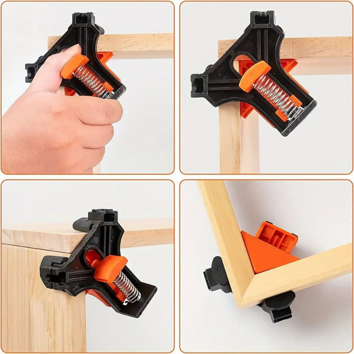 Fix90® Kit de Abrazaderas de Esquinas X4 Unidades