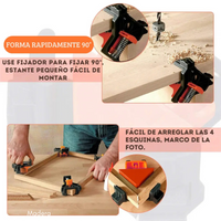 Fix90® Kit de Abrazaderas de Esquinas X4 Unidades