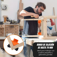 Fix90® Kit de Abrazaderas de Esquinas X4 Unidades