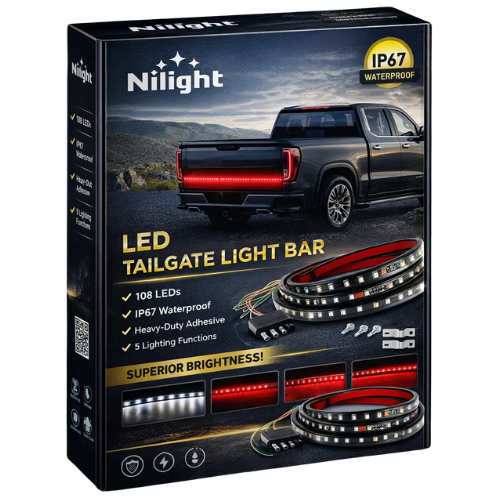 Barra de luz led trasera