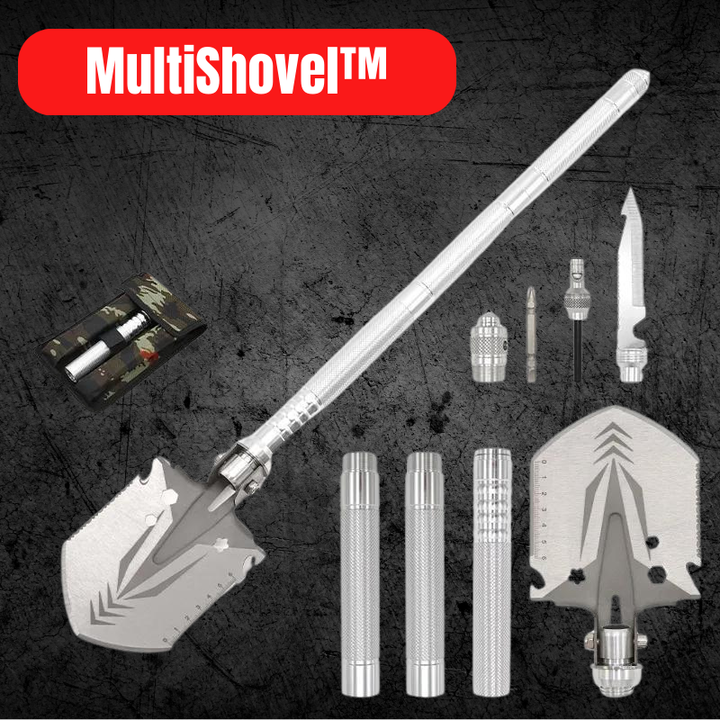 MultiShovel™ Pala Táctica Multifuncional 4 en 1