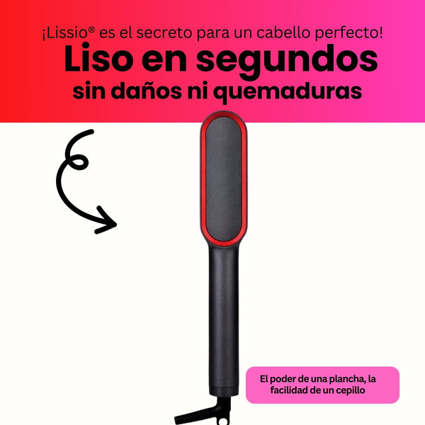 Lissio® Cepillo Alisador  Iónico  para Cabello