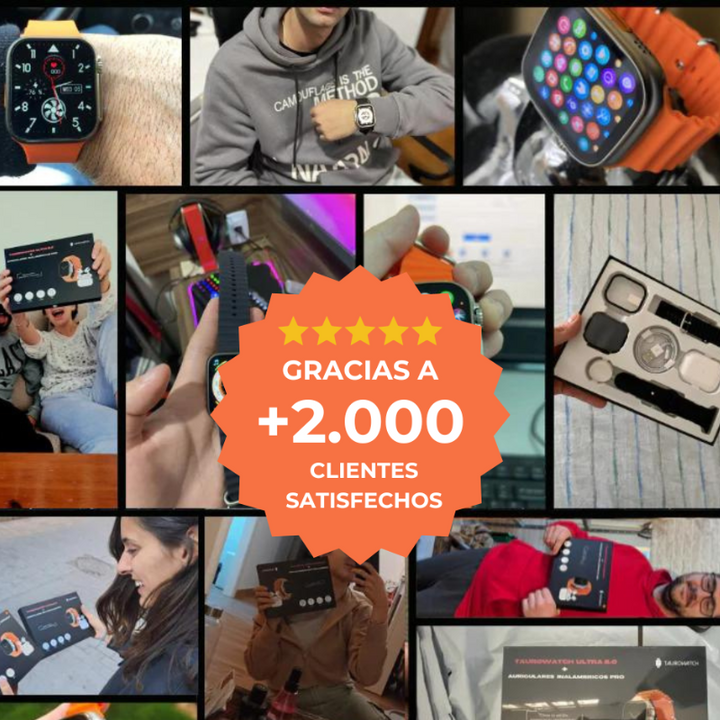 Smartwatch T55 Edición Limitada + Airpods + 2 Correas Gratis