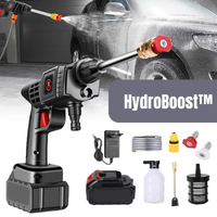 HydroBoost™ Hidrolavadora Recargable + Kit de Accesorios Gratis