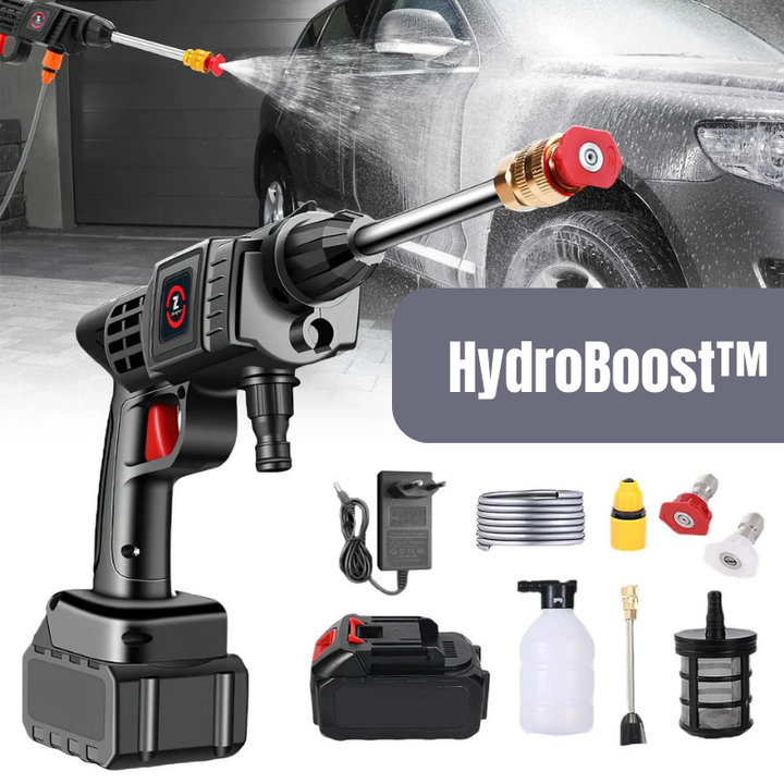 HydroBoost™ Hidrolavadora Recargable + Kit de Accesorios Gratis