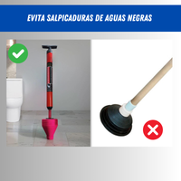 PowerFlush® Destapador Neumático de Alta Presión