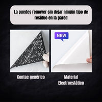 CreArte® Pizarra Electroestática de 45 CM X 2 Metros