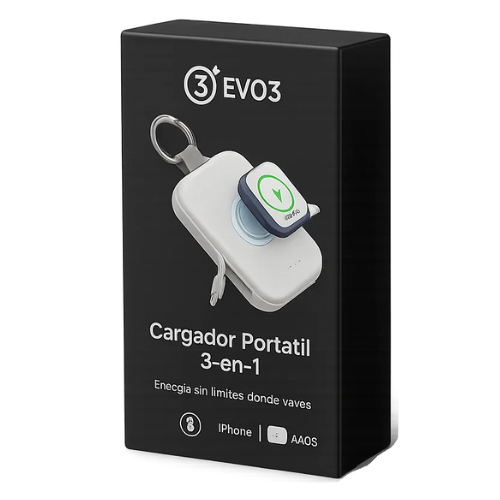 Cargador Portátil 3 En 1