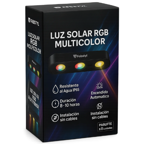 Kit De Luces Solares Exteriores x8