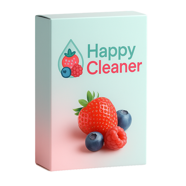 Happy cleaner