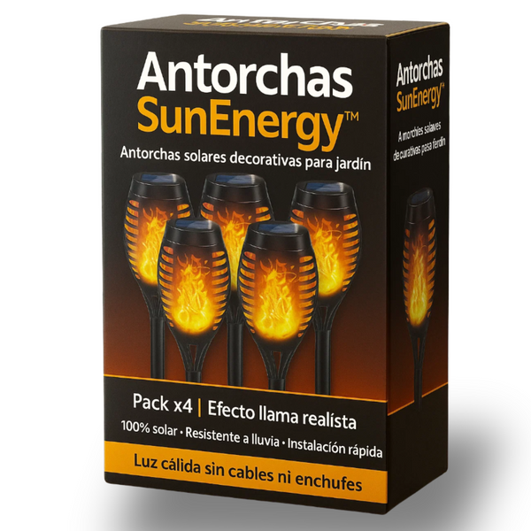 Antorcha Solar Para Jardín ll